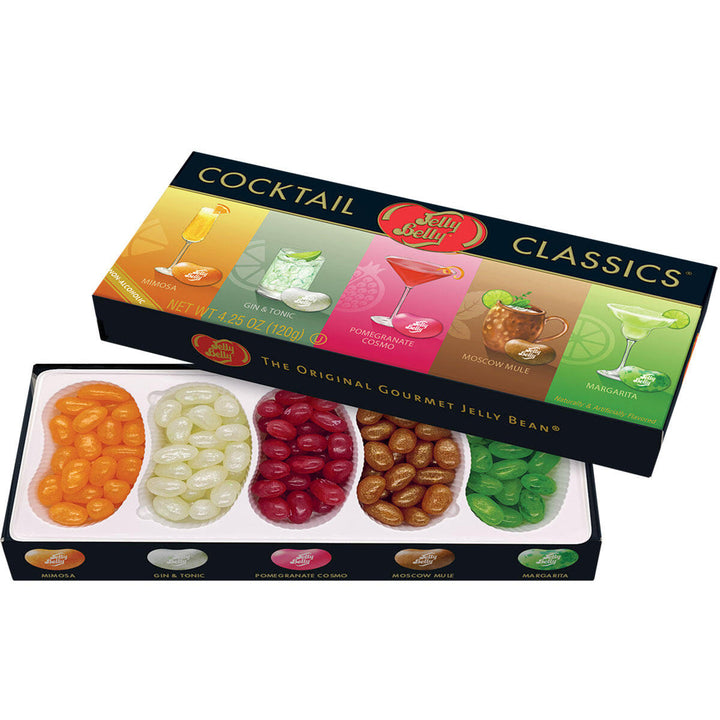 Jelly Belly CANDY Cocktail Classics 5-Flavor Jelly Bean Gift Box