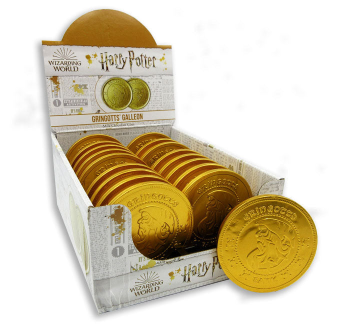 Jelly Belly Candy Harry Potter Gringotts Galleon (.81 oz Chocolate coin)