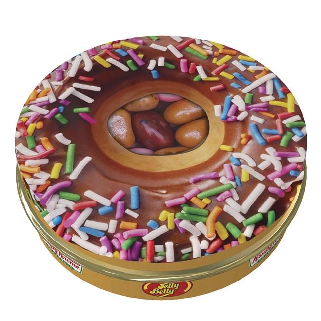 Jelly Belly CANDY TIN - Krispy Kreme Donut Beans in a Tin Doghnut