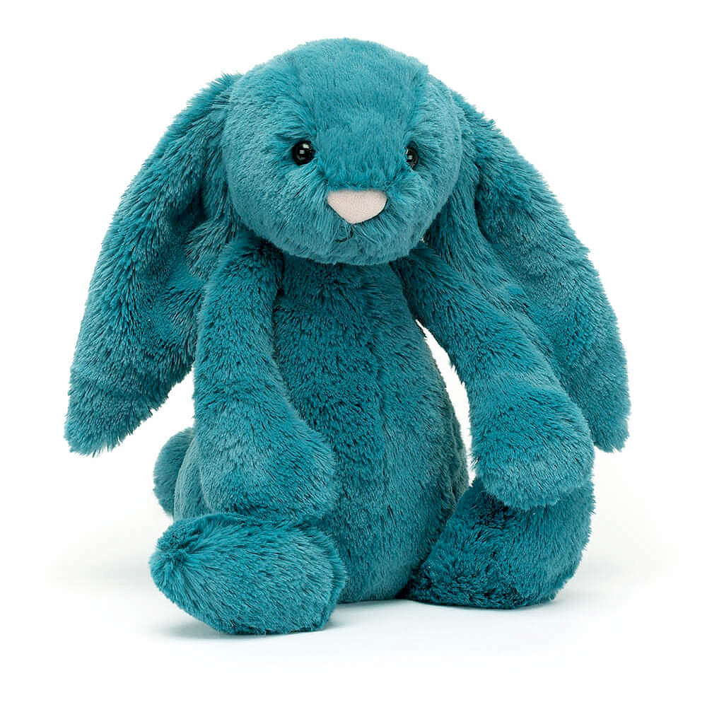 Jellycat Toy Stuffed Plush Bashful Mineral Blue  Bunny Medium