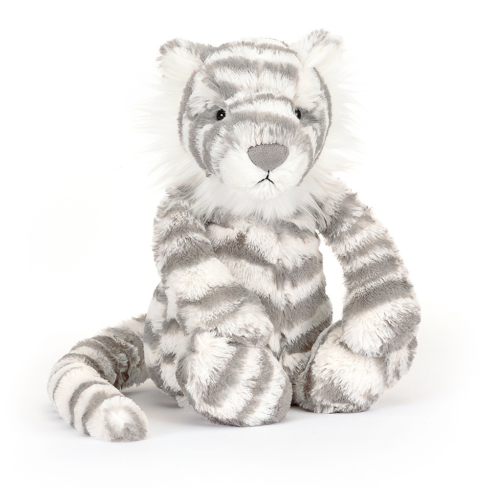 Jellycat Toy Stuffed Plush Bashful Snow Tiger Medium