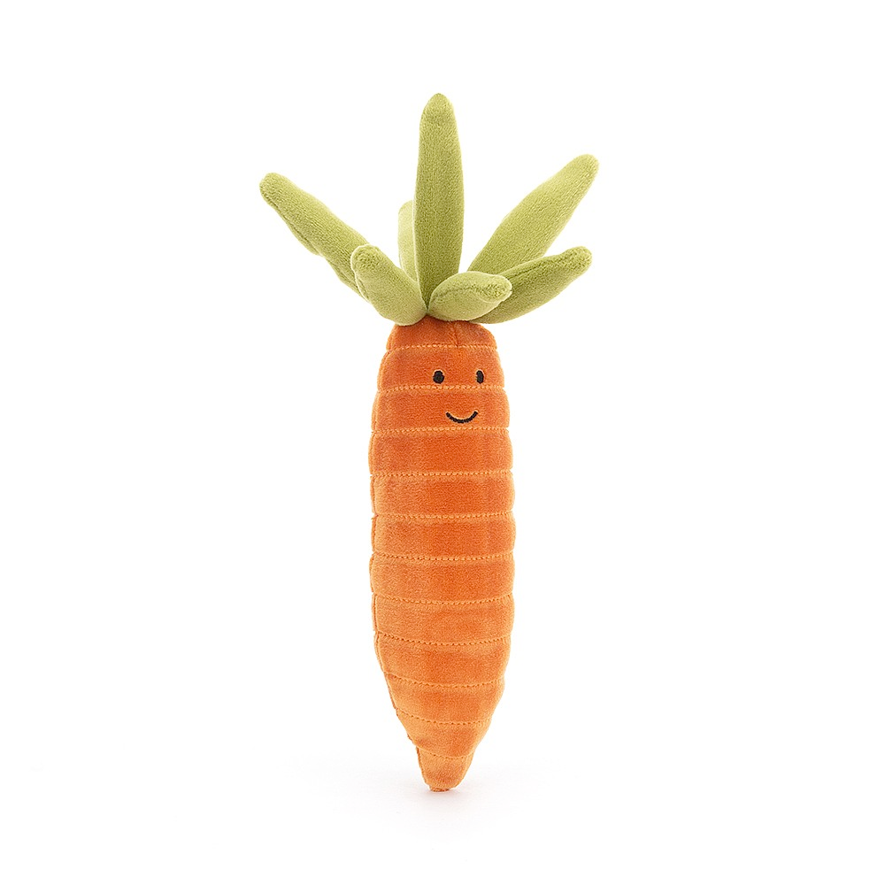 Jellycat Toy Stuffed Plush Carrot Jellycat Vivacious Vegetable