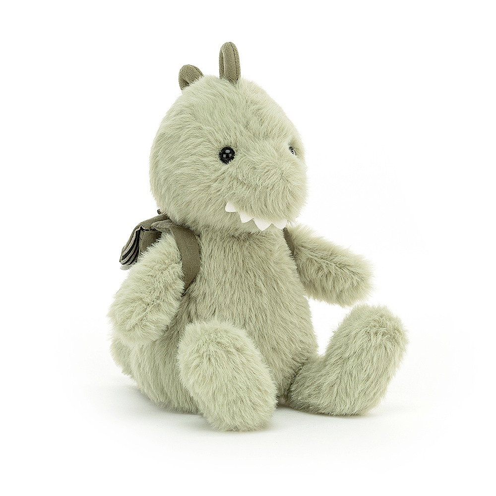 Jellycat Toy Stuffed Plush Dino Jellycat Plush with Backpack