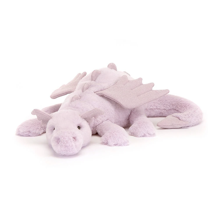 Jellycat Toy Stuffed Plush Huge 26" Jellycat Lavender Dragon