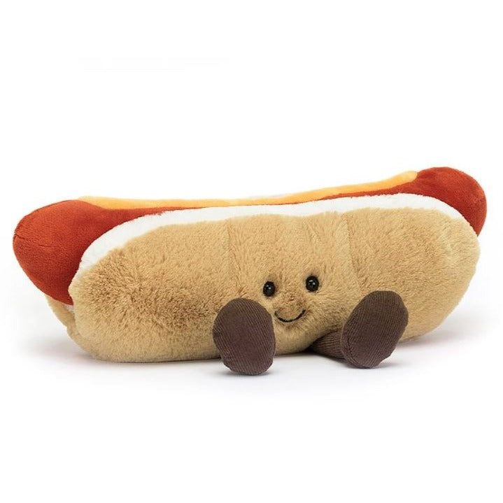 Jellycat Toy Stuffed Plush Jellycat Amuseable Hot Dog