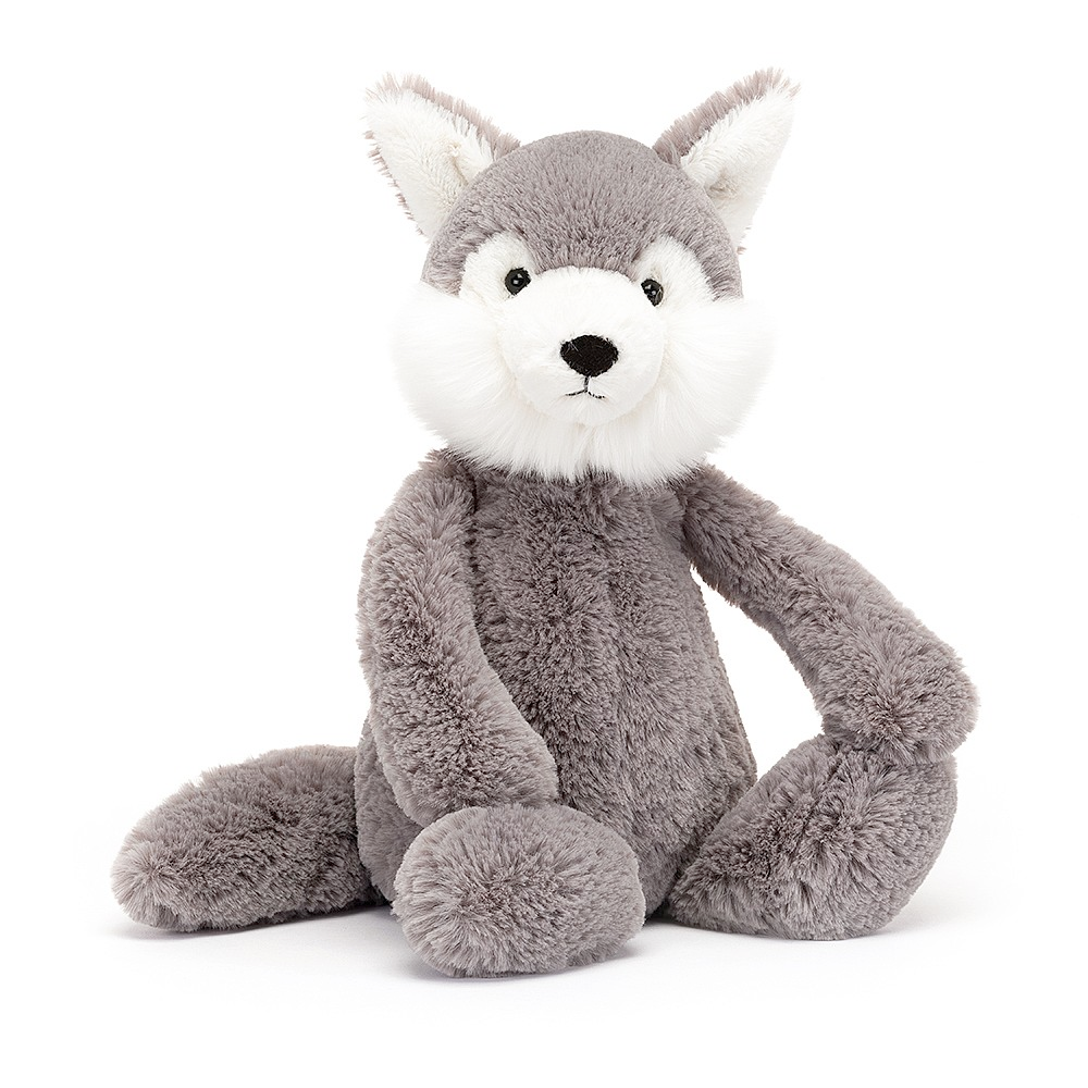 Jellycat Toy Stuffed Plush Jellycat Bashful Wolf