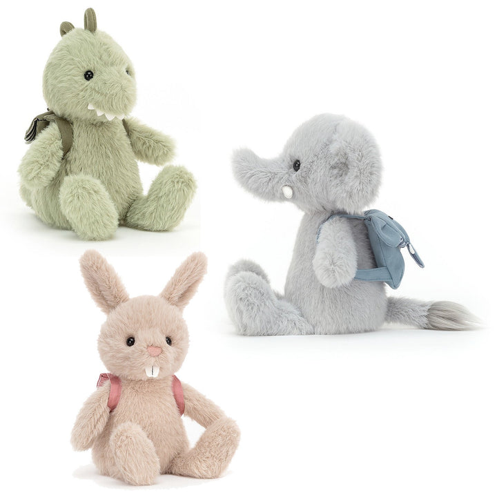Jellycat Toy Stuffed Plush Jellycat Plush with Backpack