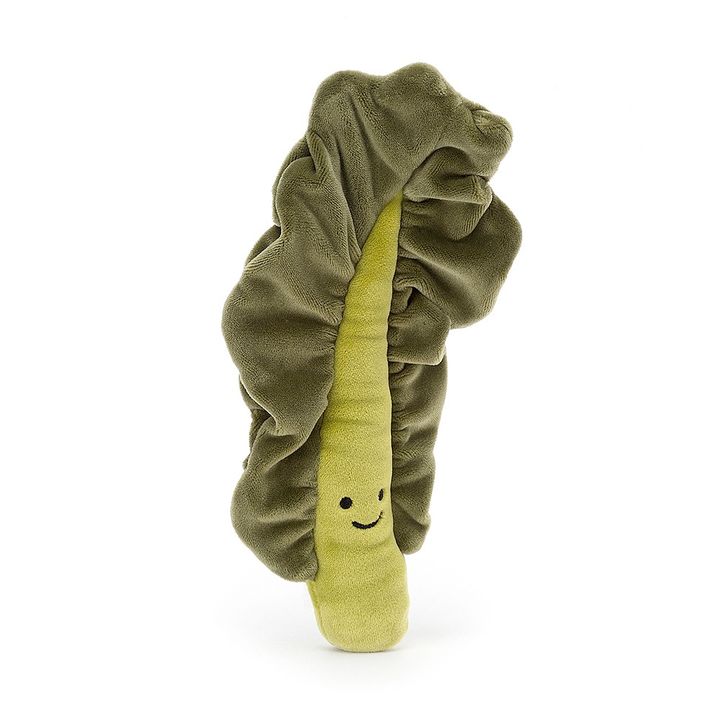 Jellycat Toy Stuffed Plush Kale Leaf Jellycat Vivacious Vegetable