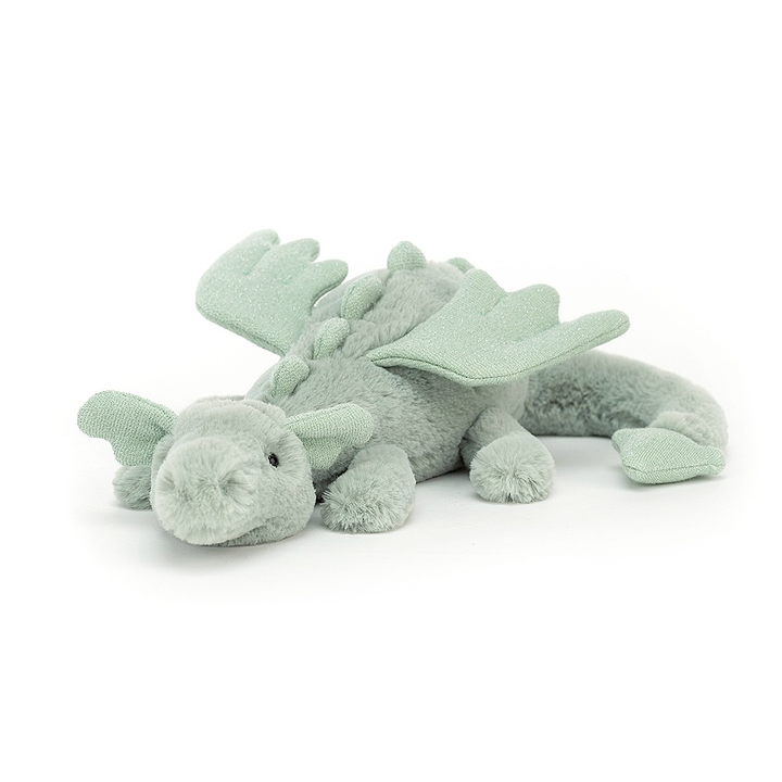 Jellycat Toy Stuffed Plush Little 10" Jellycat Sage Dragon