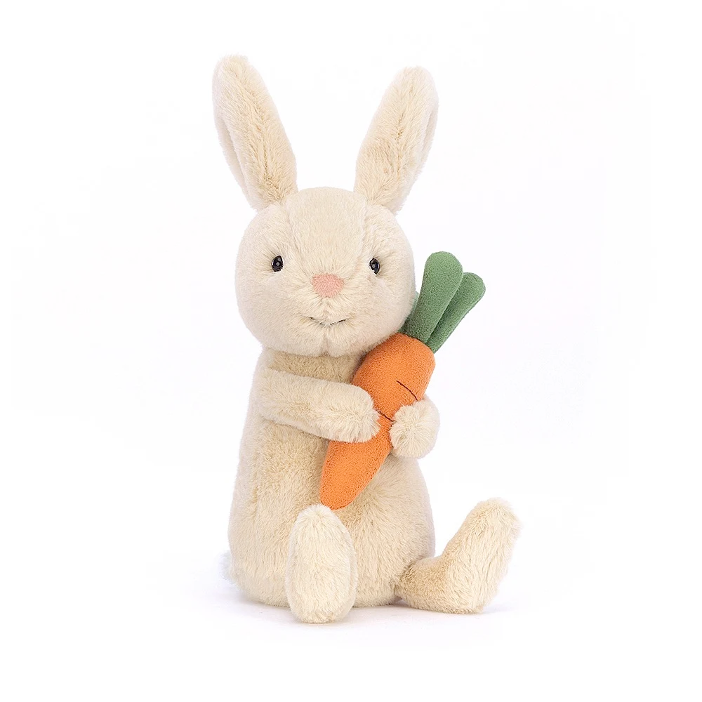 Jellycat Toy Stuffed Plush with Carrot Jellycat Bonnie Bunny