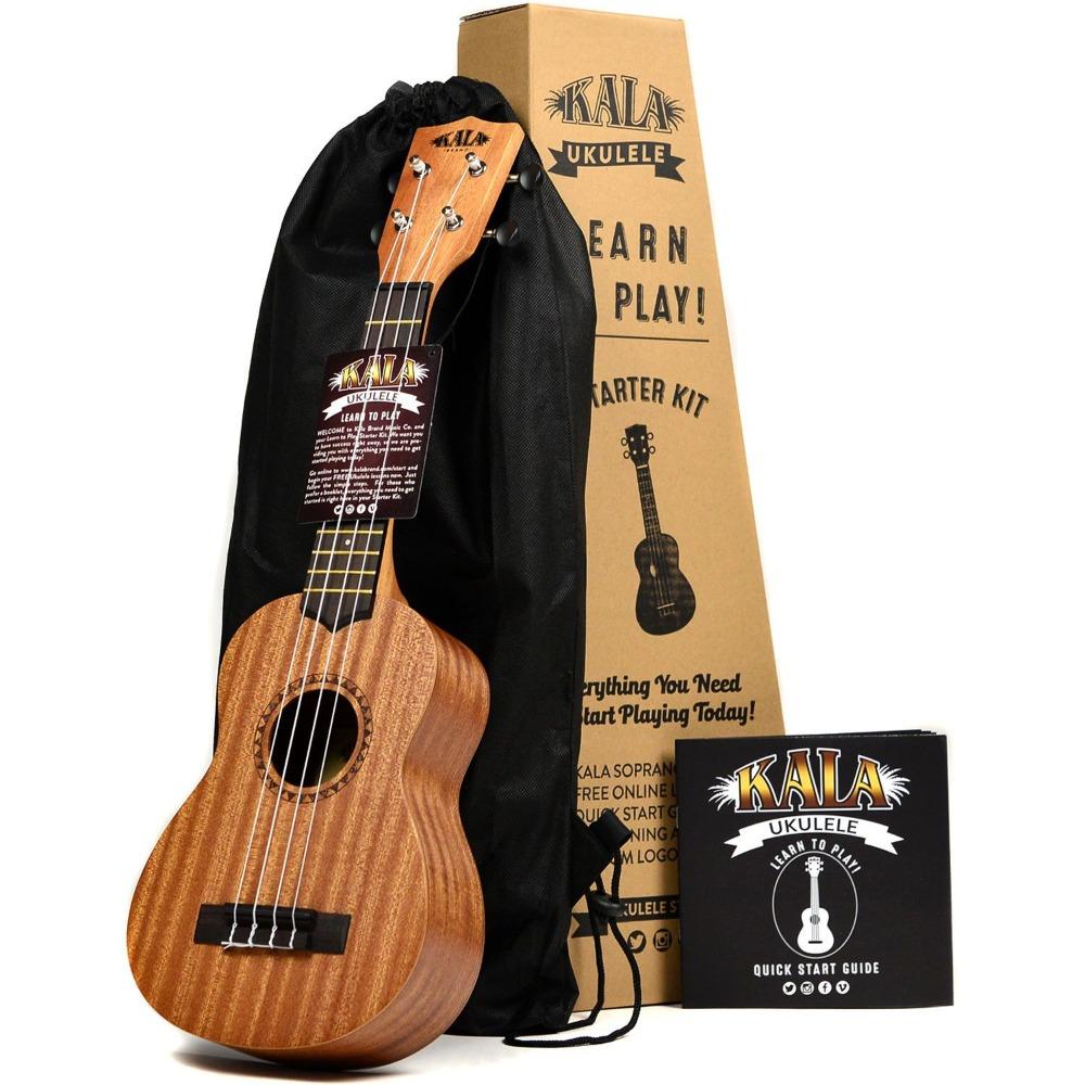 Kala Ukulele Toy Creative Kala Learn to Play KIT Wood Ukulele with Tuner