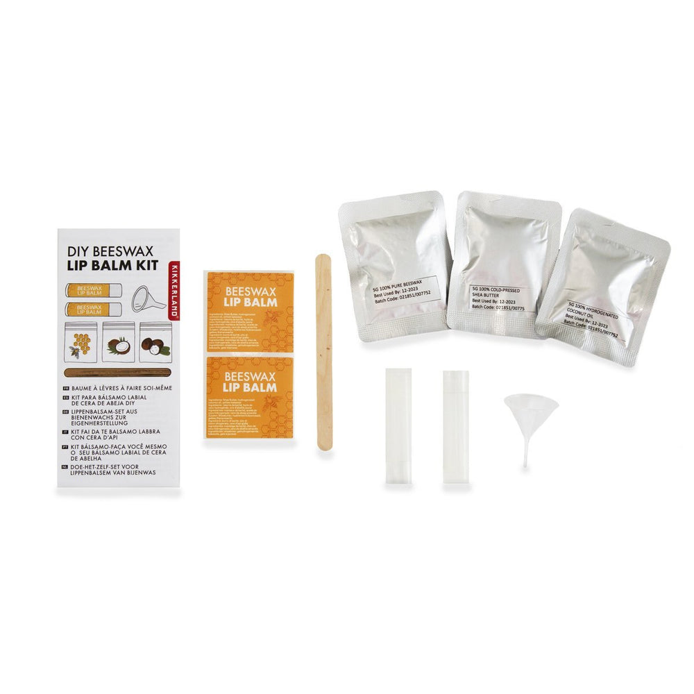 KIKKERLAND Arts & Crafts DIY Beeswax Lip Balm Kit