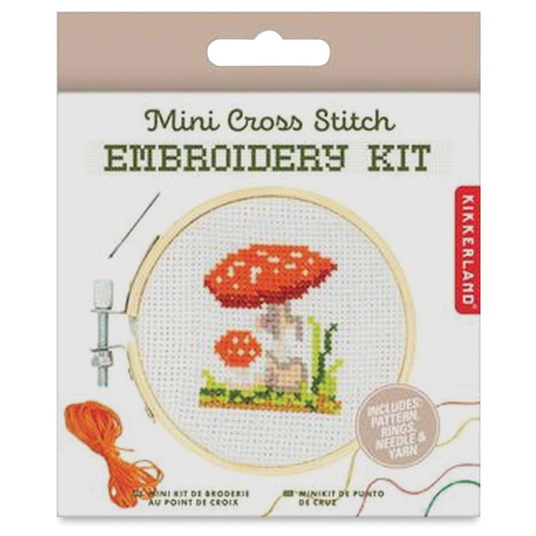 KIKKERLAND Arts & Crafts Mini Cross Stitch Kit