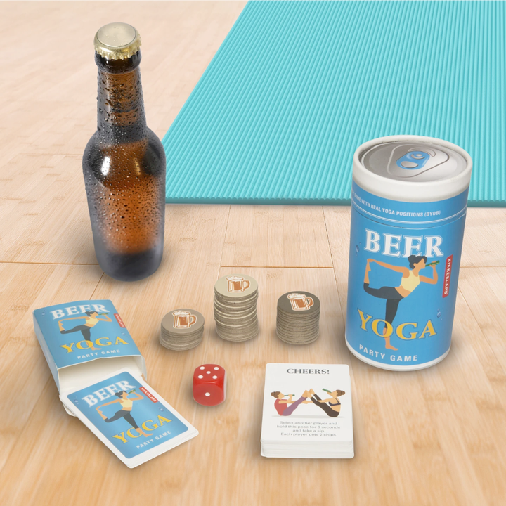 KIKKERLAND Games Beer Yoga Party Game