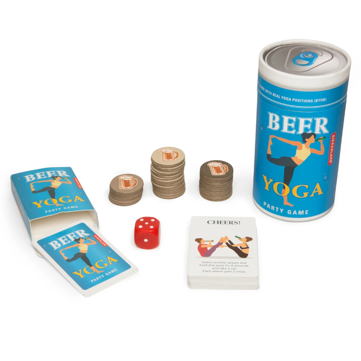 KIKKERLAND Games Beer Yoga Party Game