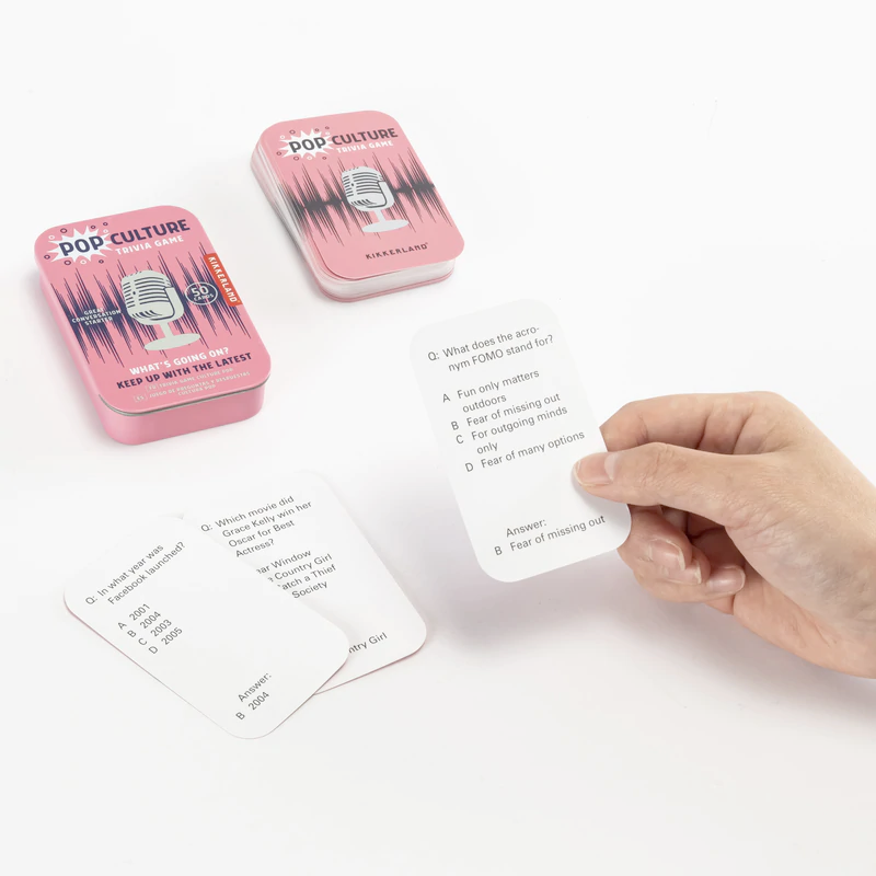 KIKKERLAND GAMES Trivia Tin Game
