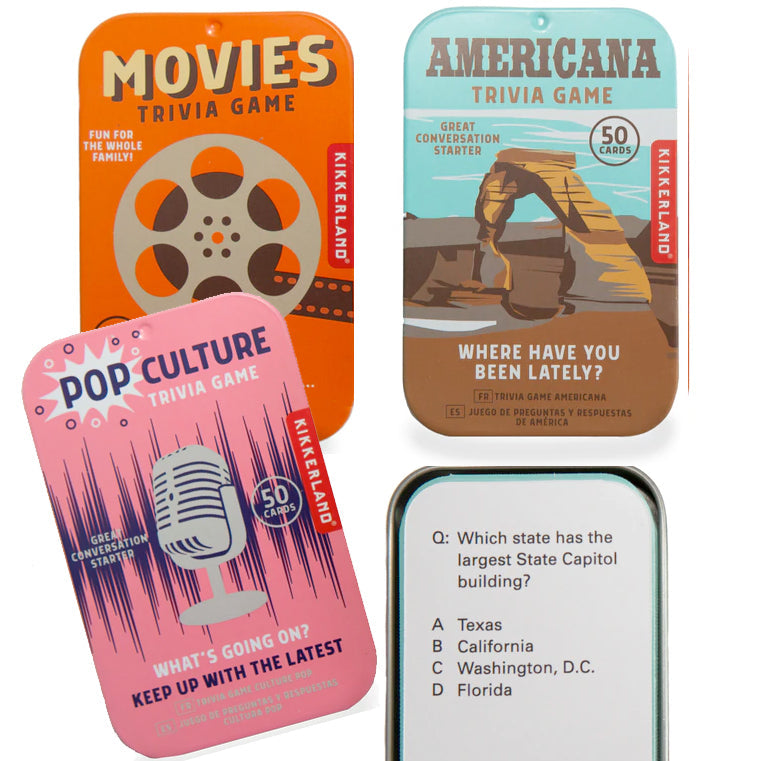 KIKKERLAND GAMES Trivia Tin Game