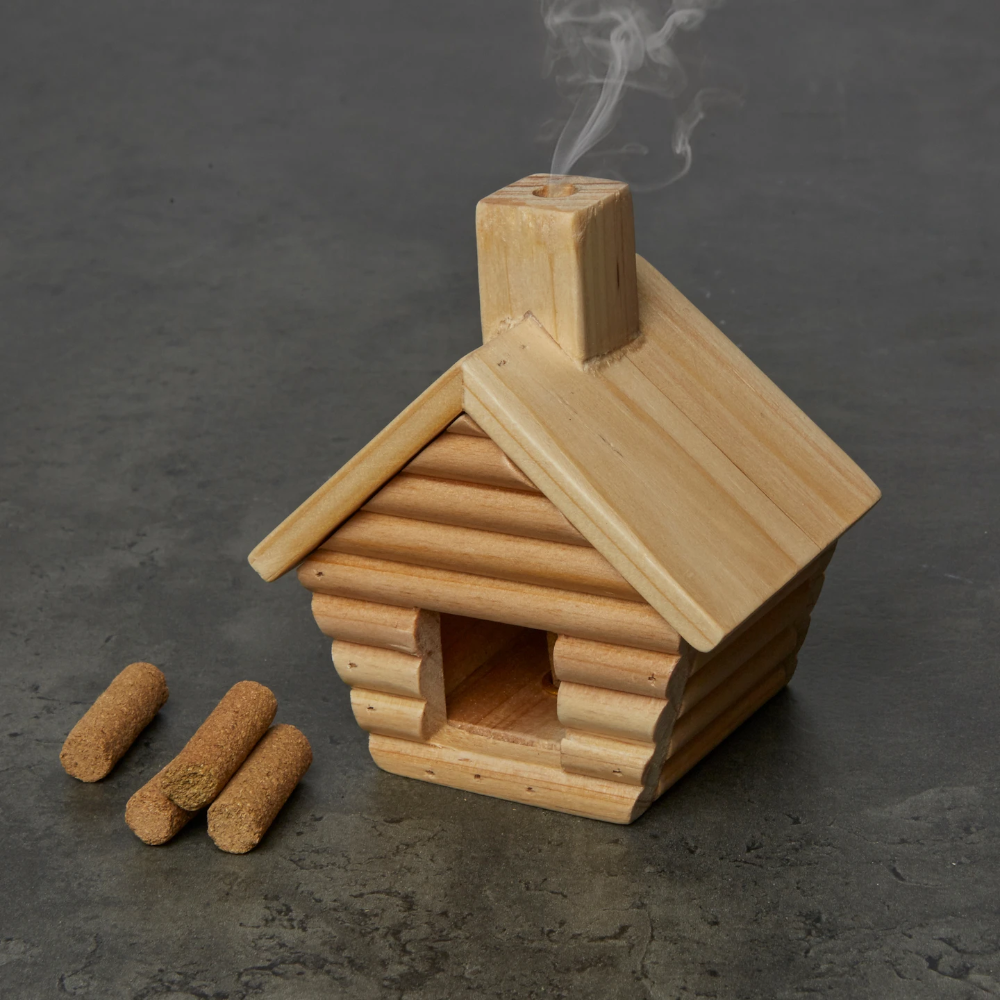 KIKKERLAND Home Decor Little Cabin Incense Burner