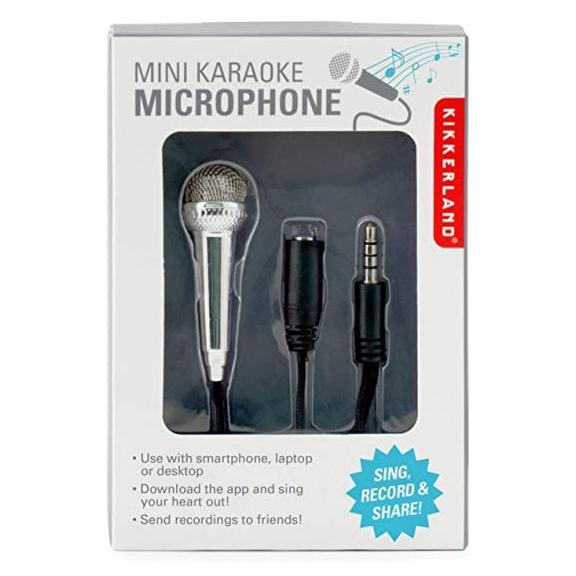 KIKKERLAND Home Electronics + Related Mini Karaoke Microphone