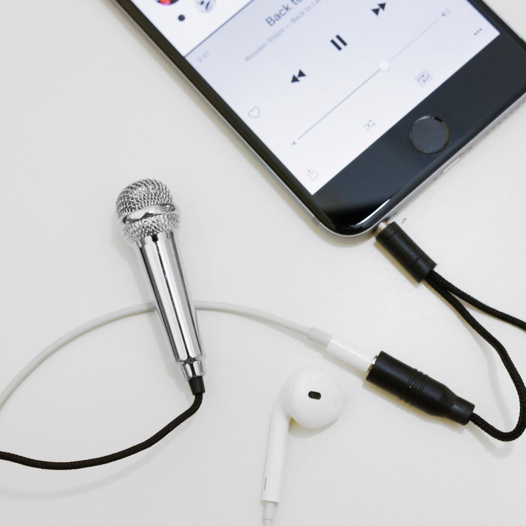 KIKKERLAND Home Electronics + Related Mini Karaoke Microphone