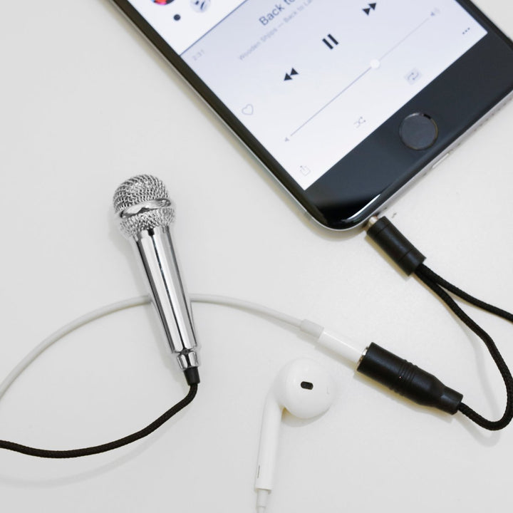 KIKKERLAND Home Electronics + Related Mini Karaoke Microphone
