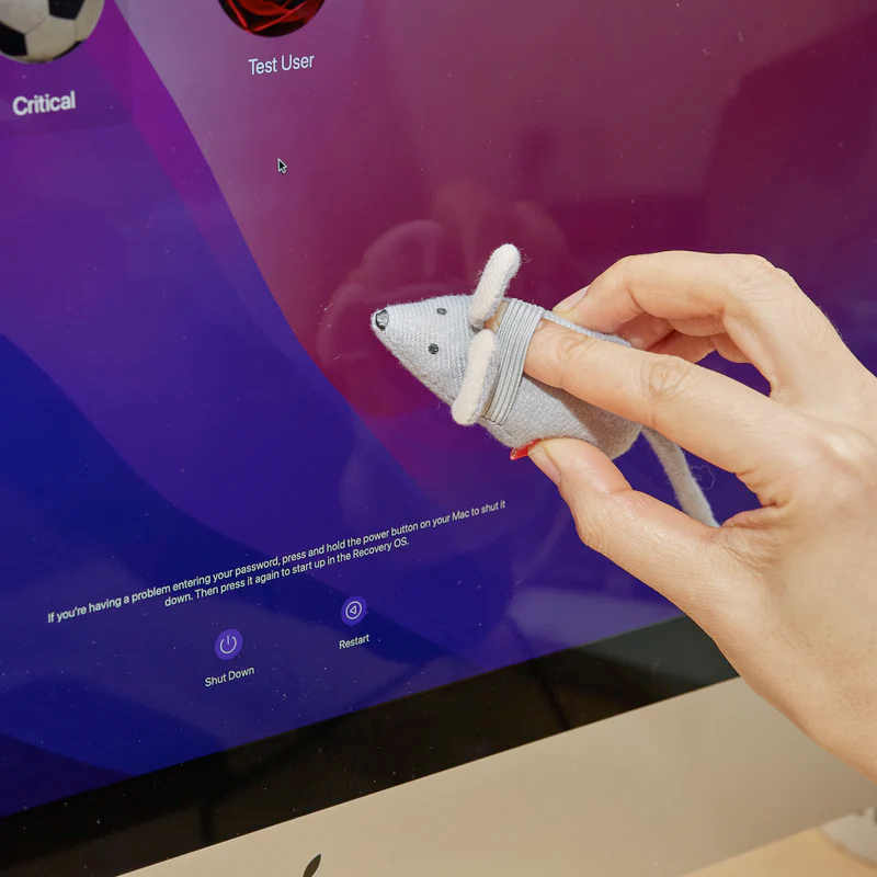 KIKKERLAND Office Goods Squeaky Clean Mouse