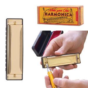 KIKKERLAND Toy Creative DIY Harmonica kit