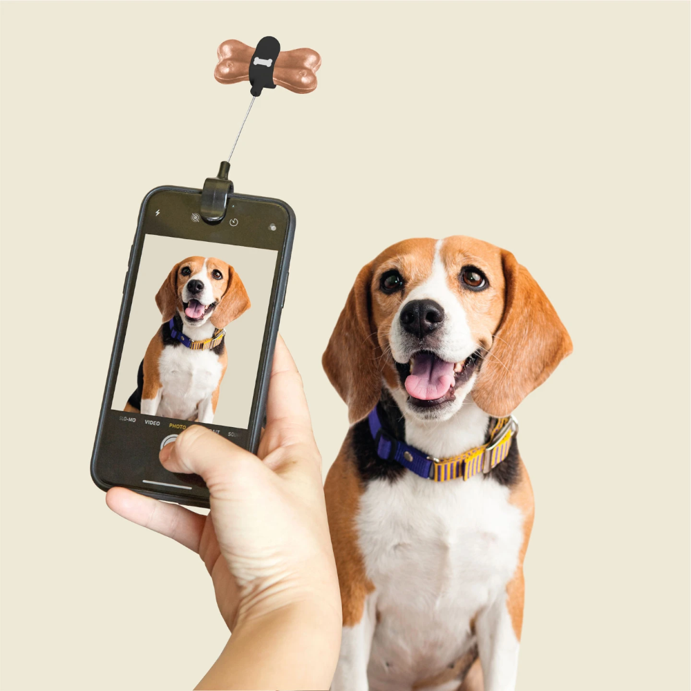 KIKKERLAND Toy Novelties Dog Treat Selfie Clip