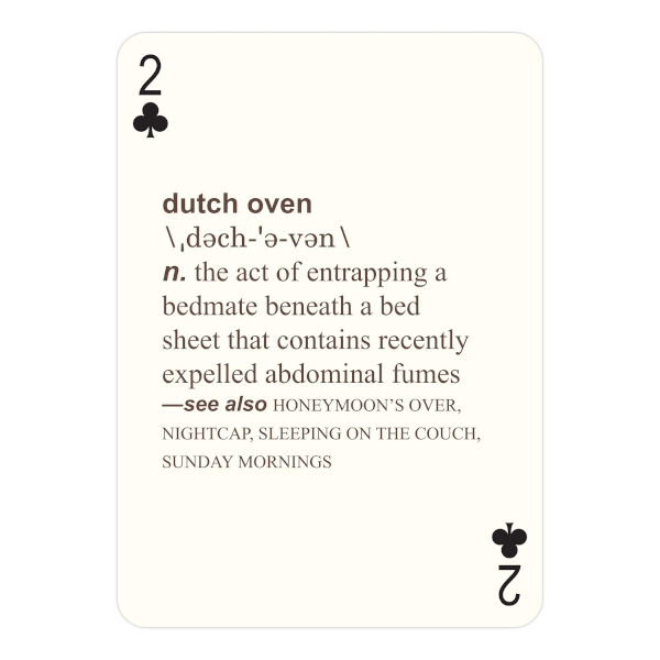 Knock Knock GAMES 52 Farts Playing cards
