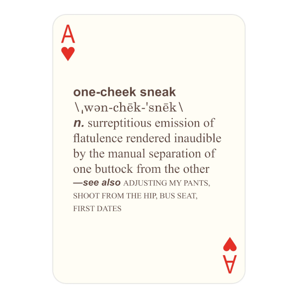 Knock Knock GAMES 52 Farts Playing cards