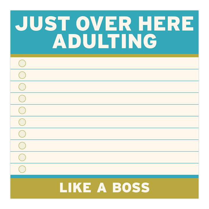 Knock Knock Office Goods Just Adulting Sticky Notes