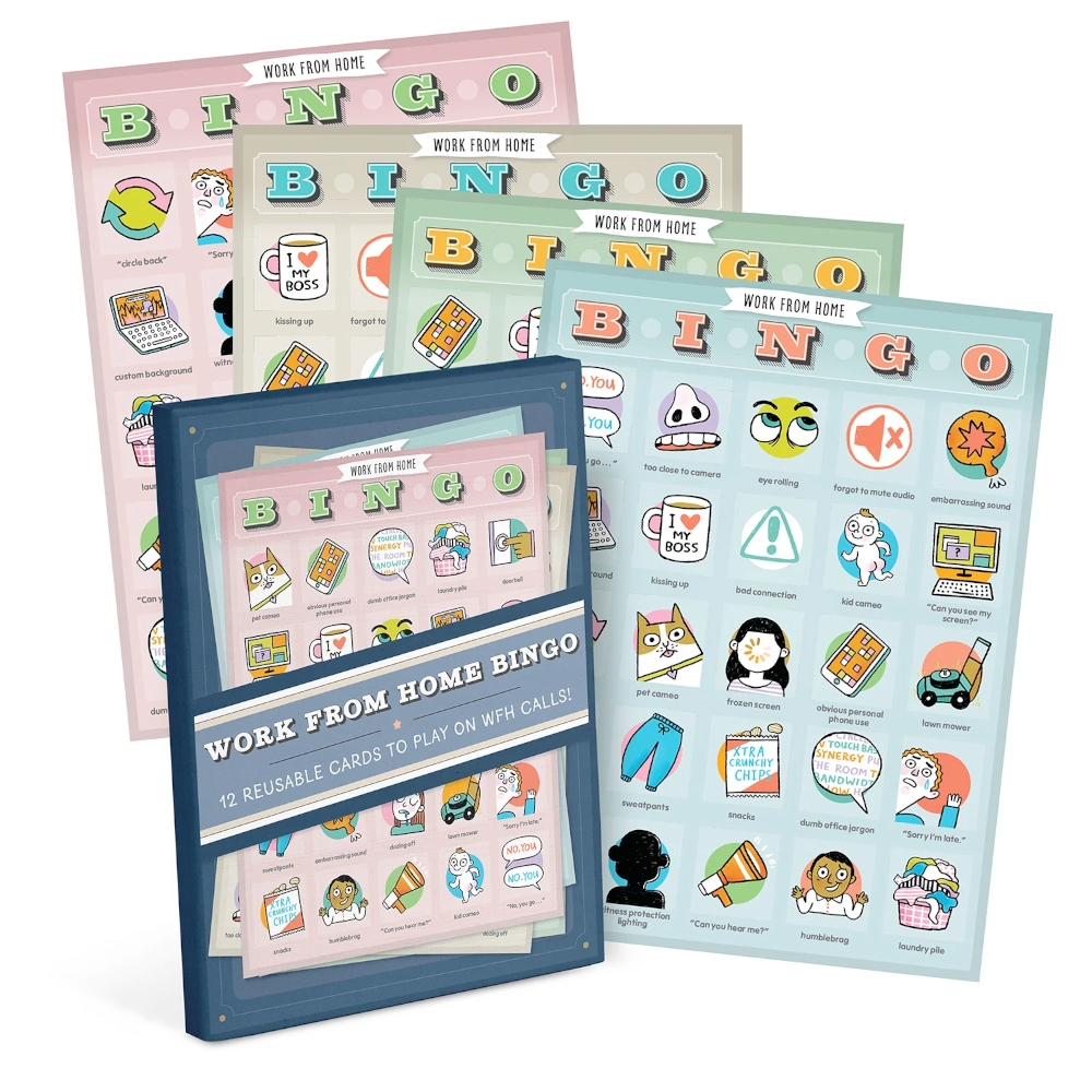 Knock Knock Office Goods Work from Home Bingo Set