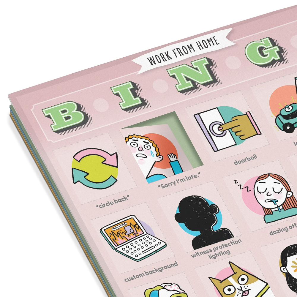 Knock Knock Office Goods Work from Home Bingo Set