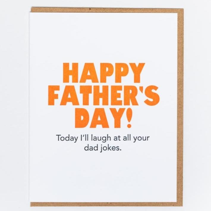 Lady Pilot Letterpress Greeting Cards Dad Jokes Letterpress Card