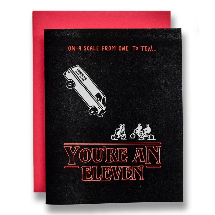 Ladyfinger Press ST Greeting Cards Stranger Things Card - You're An Eleven