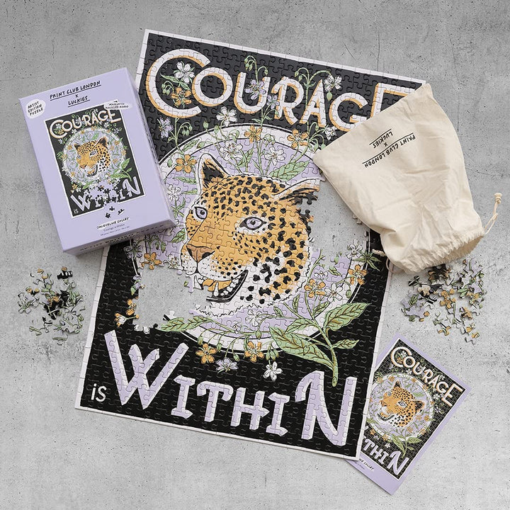 Luckies of London Puzzles Print Club x Luckies - Courage Is Within Puzzle--
