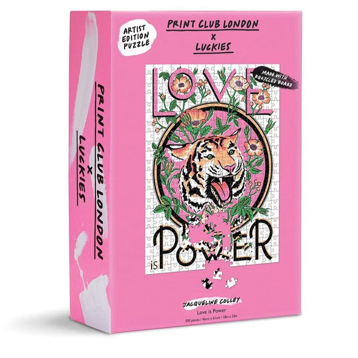 Luckies of London Puzzles Print Club x Luckies - Love Is Power-
