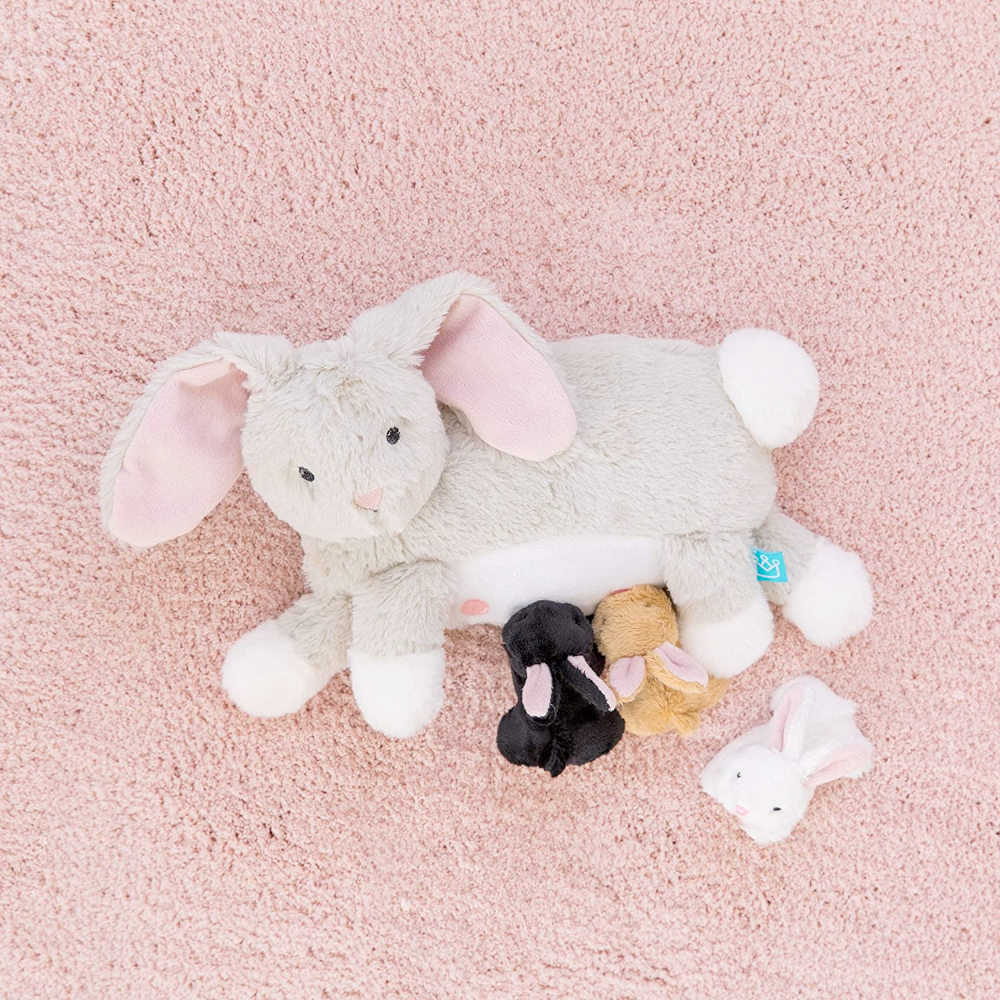 Manhattan Toy Toy Stuffed Plush Nursing Nola Rabbit
