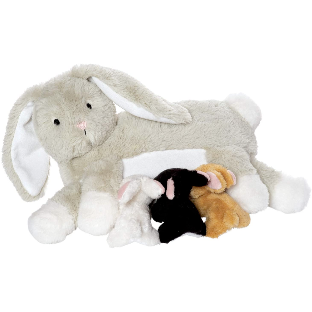 Manhattan Toy Toy Stuffed Plush Nursing Nola Rabbit
