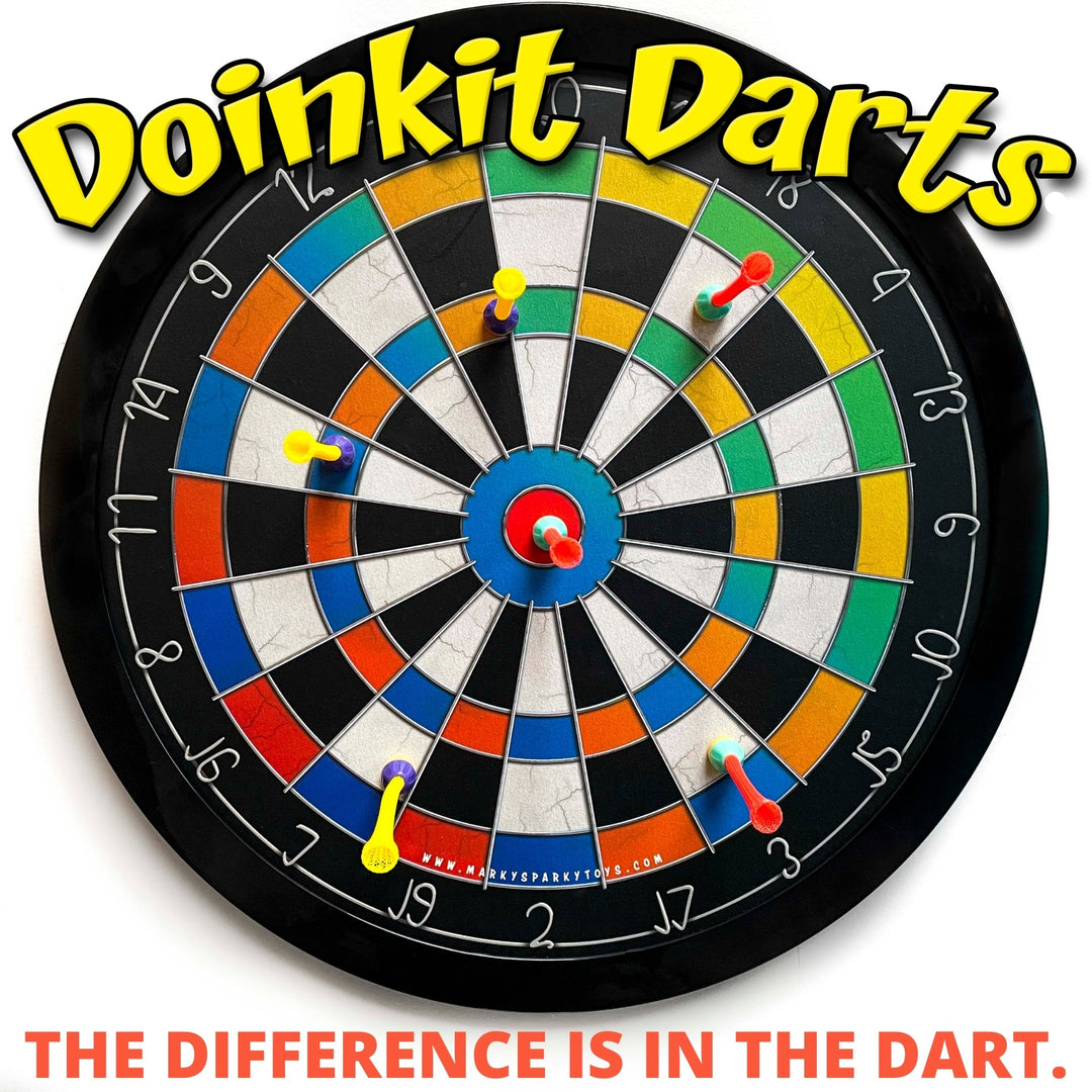 Marky Sparky Toy Outdoor Fun Doinkit Darts - Magnetic Dart Board