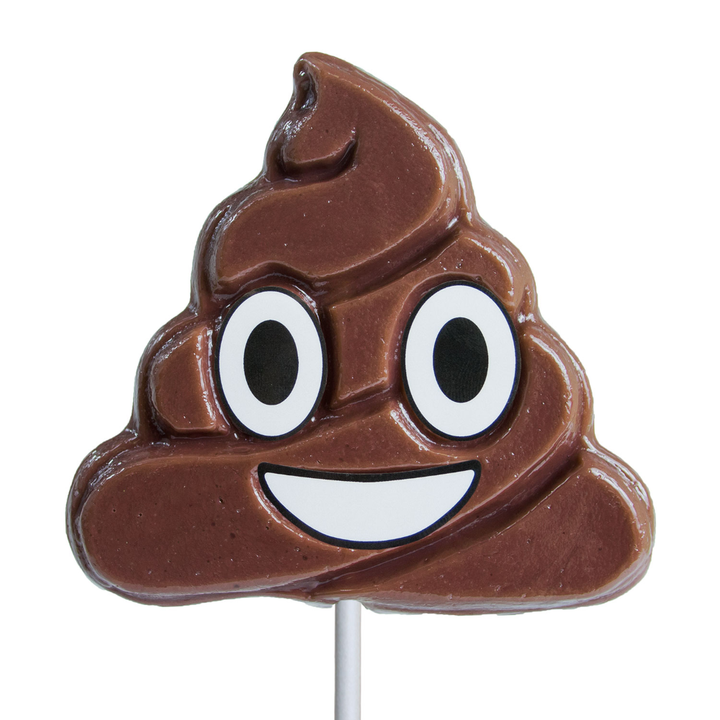 Melville Candy CANDY Emoji Poop Poop Lollipop