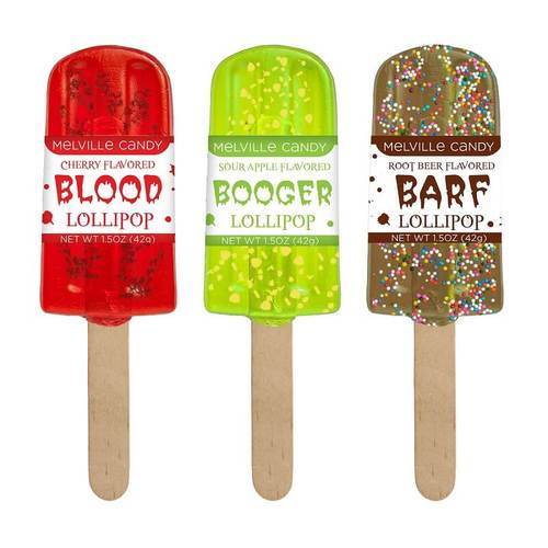 Melville Candy Candy Gross Out Lollipops - set of 3