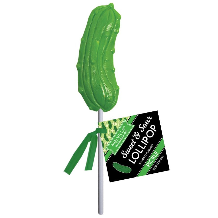 Melville Candy Candy Sour Pickle Lollipop