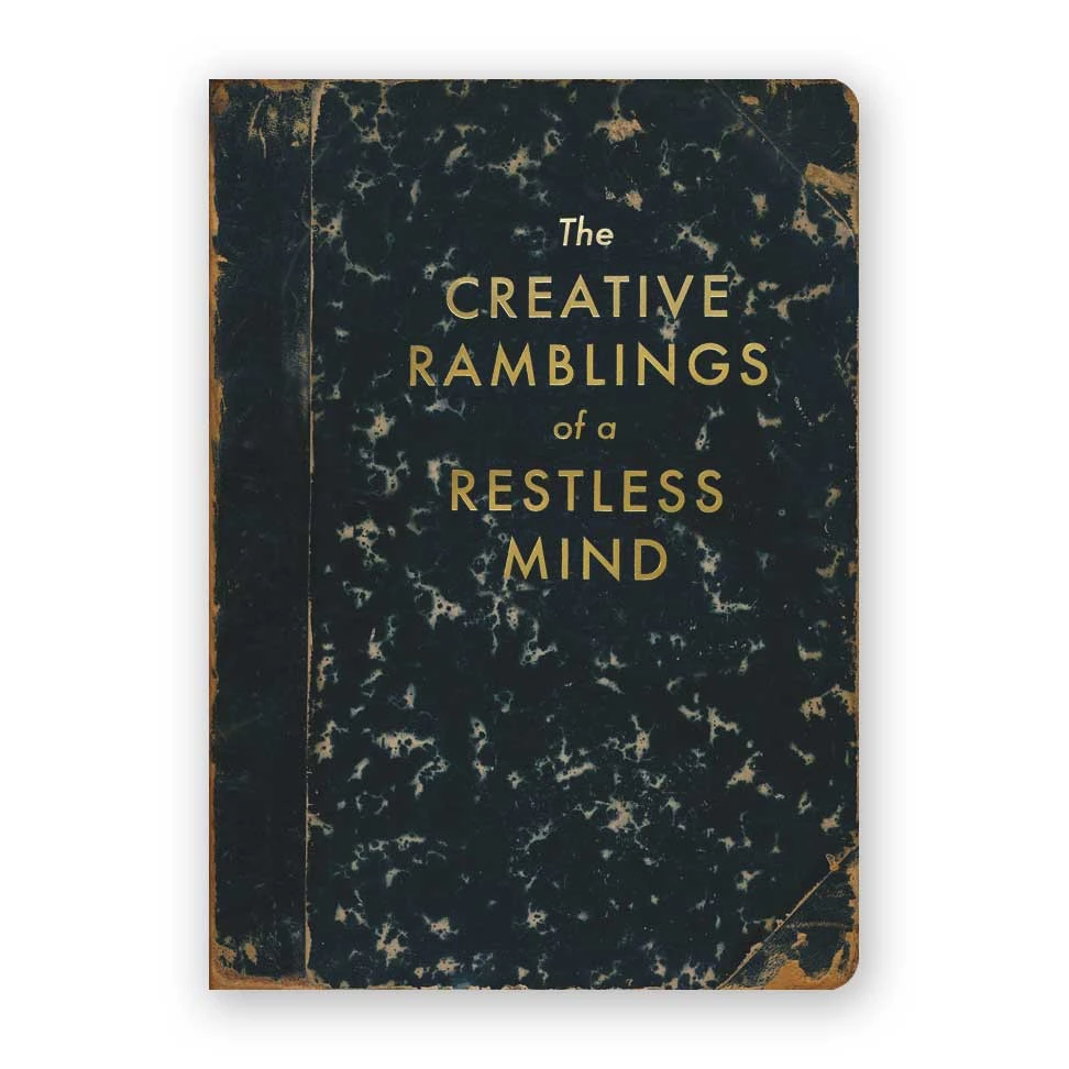 Mincing Mockingbird Journals & Notebooks Creative Ramblings of a Restless Mind - Medium Blank Journal