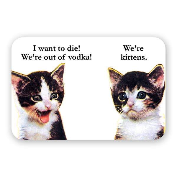 Mincing Mockingbird Magnets & Stickers Vodka Kitten Mincing Mockingbird Sticker