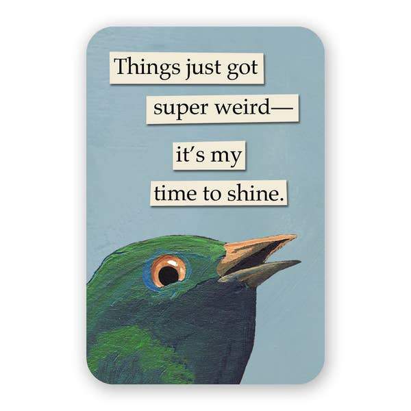 Mincing Mockingbird Magnets & Stickers Weird Mincing Mockingbird Sticker