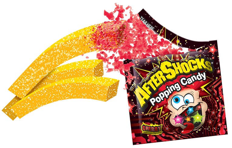 Nassau Hobbs and Dobbs Candy AffterShocks Popping Candy Gummy Fries
