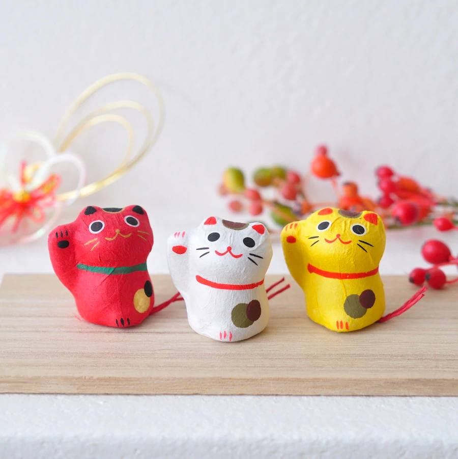 Noted Home Decor Lucky Cat Flowering Fortune