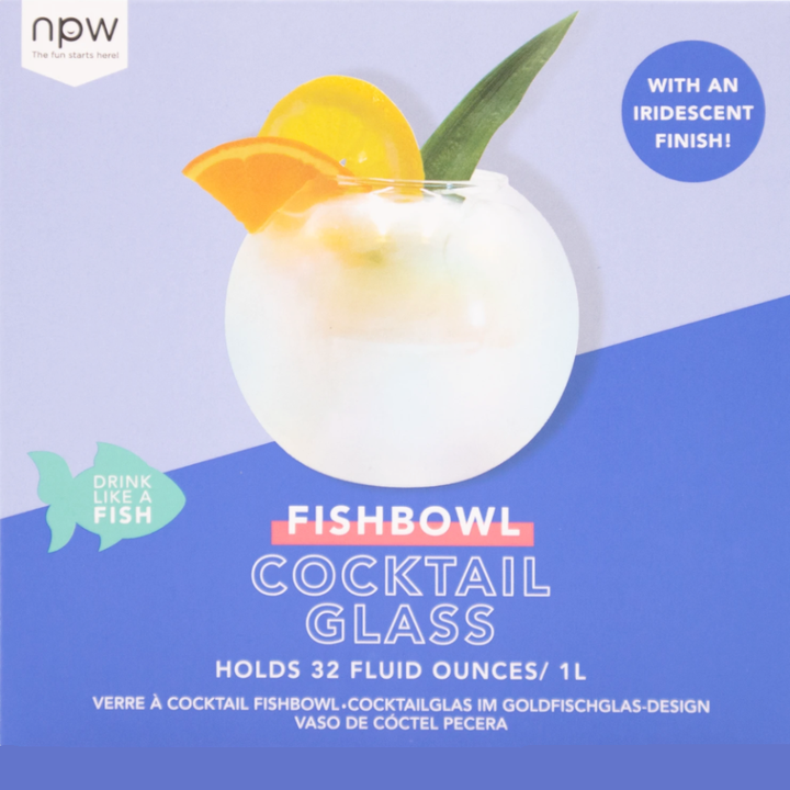 NPW Drinkware & Mugs Drink like a Fish - Fishbowl Cocktail Glass