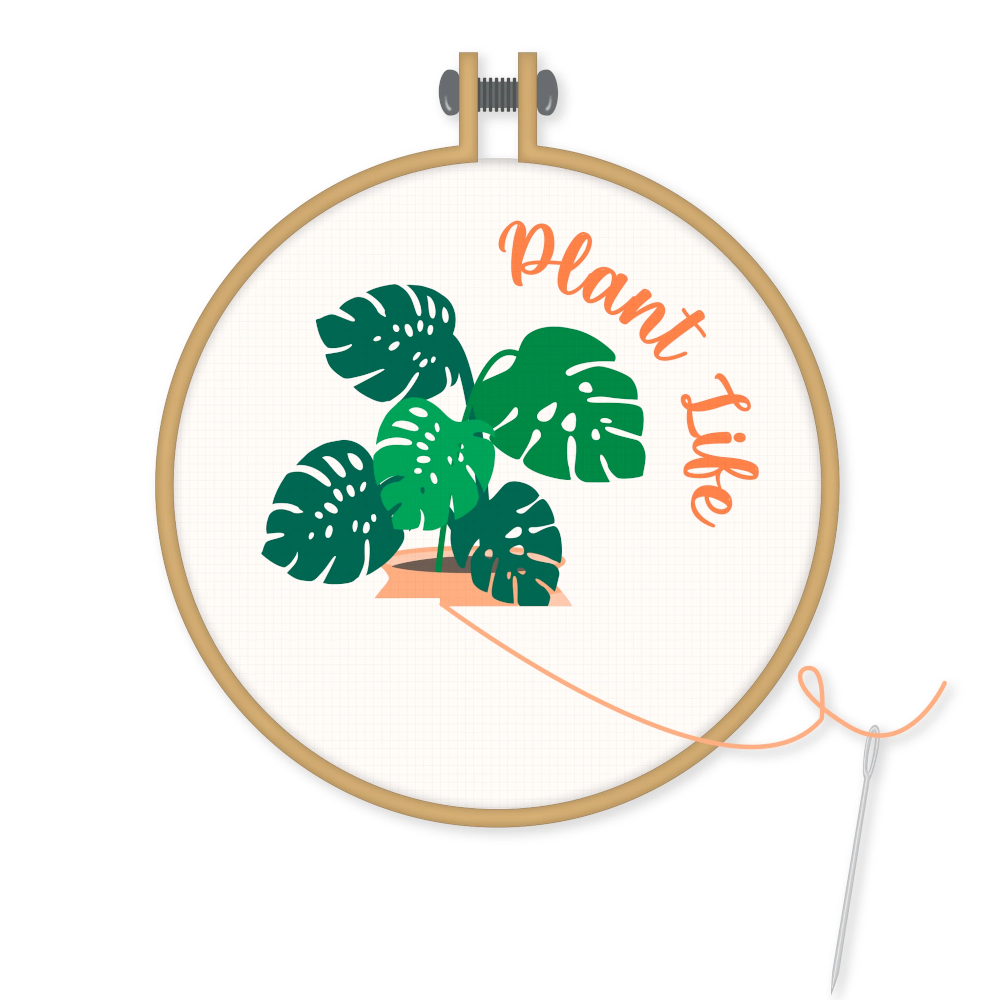 NPW Home Decor Plant Life Cross Stitch Kit